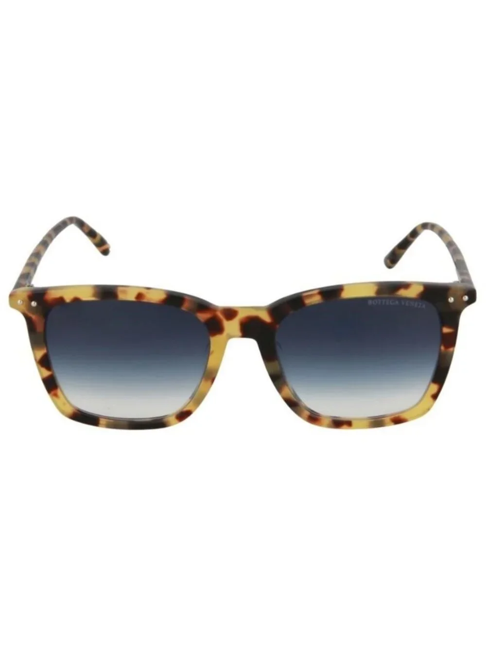 New Bottega Veneta Mens Square/Rectangle Havana Havana Blue Fashion Designer Sun